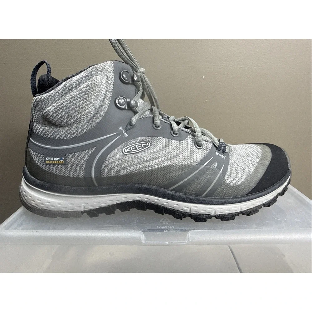 Keen Terradora Mid Women's Hiking Boot Gargoyle Magnet Size 8 Worn Once NICE EUC - Picture 3 of 16